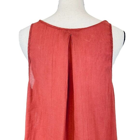 Melrose and Market Sleeveless Blouse Burnt Orange - Picture 5 of 8
